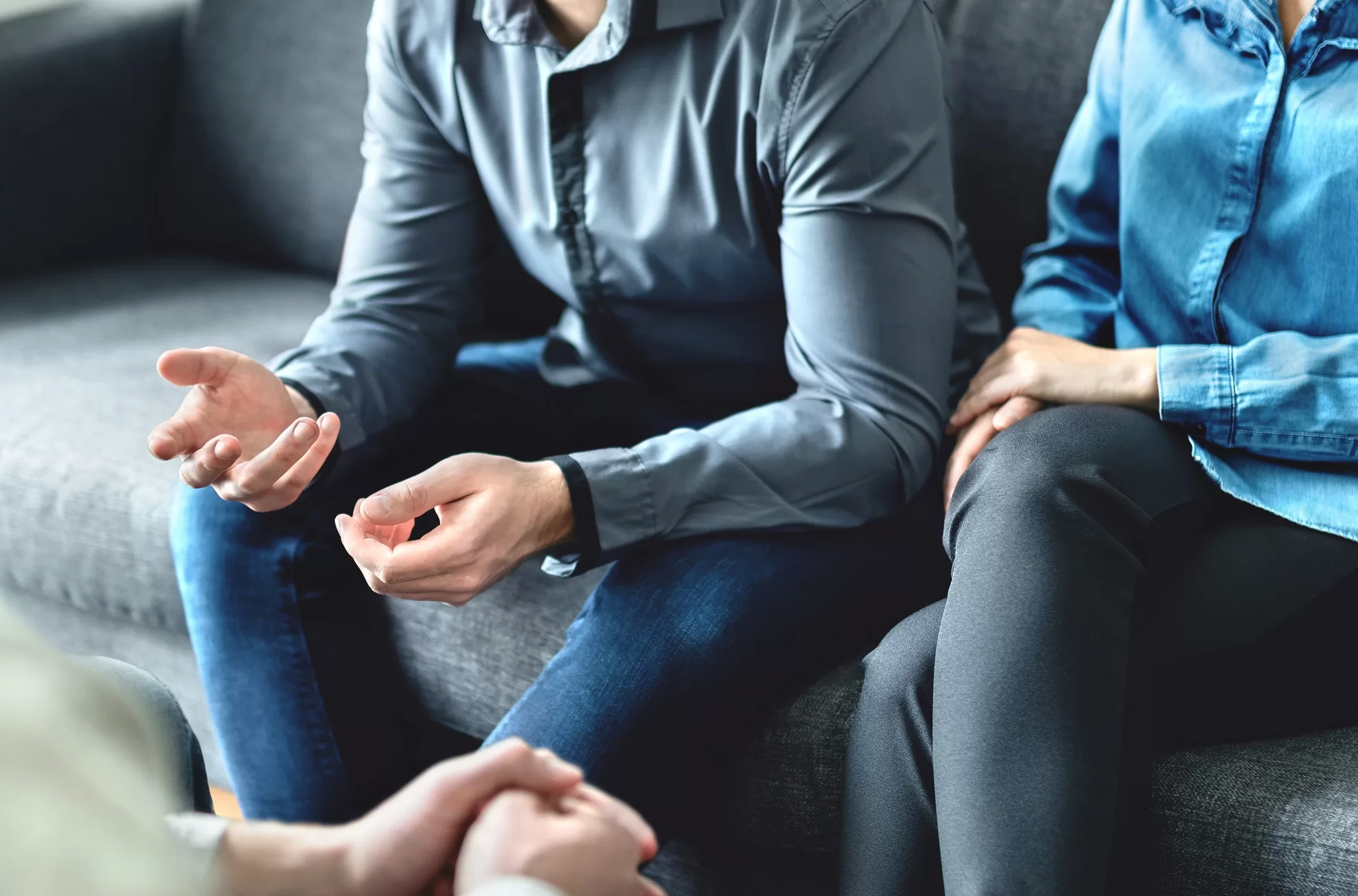 Couple in mediation