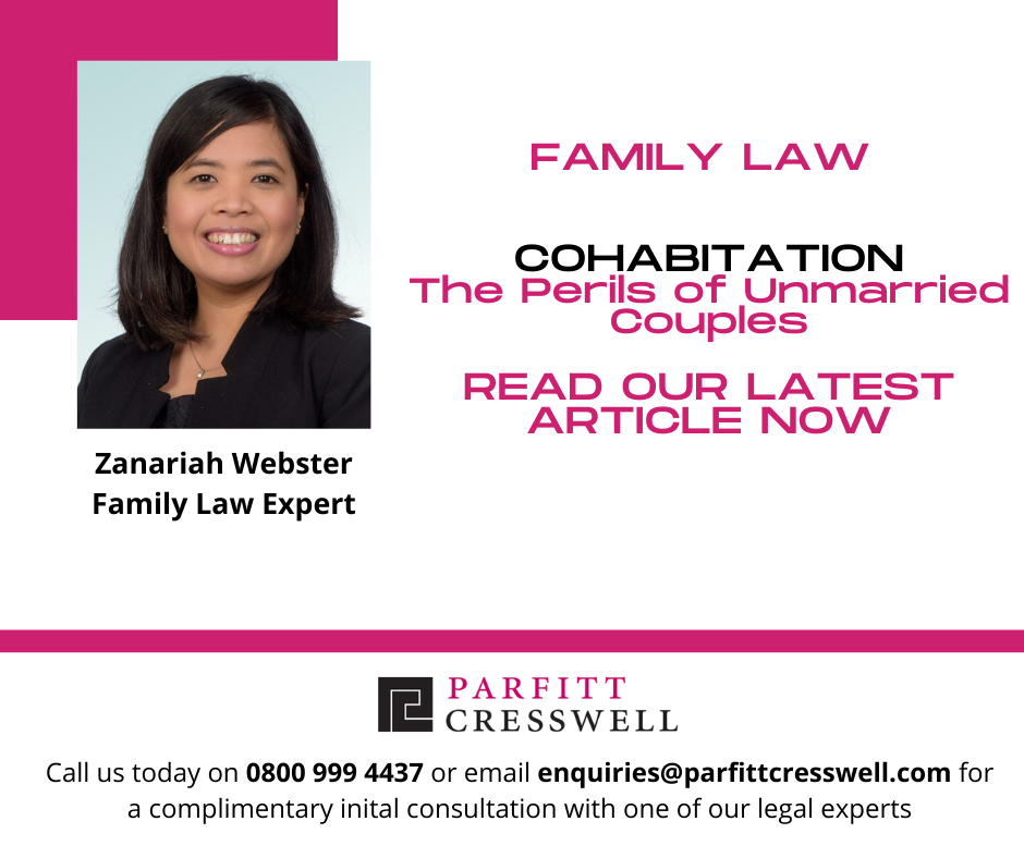 Cohabitation Lawyer at Parfitt Cresswell